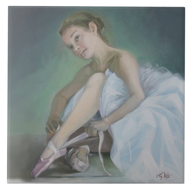 De Cerâmica Azulejo Prima Ballerina (Frente)