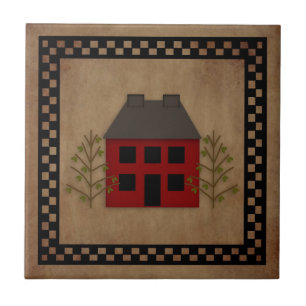 De Cerâmica Azulejo primitivo da casa