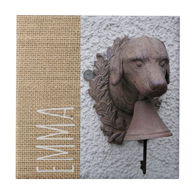 De Cerâmica Azulejo quadrado personalizado original - Ano 2018 (Frente)