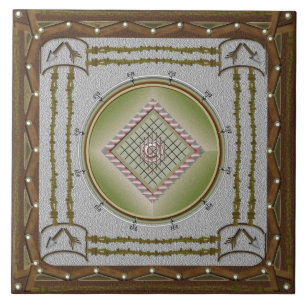 De Cerâmica Azulejo quebrado da seta