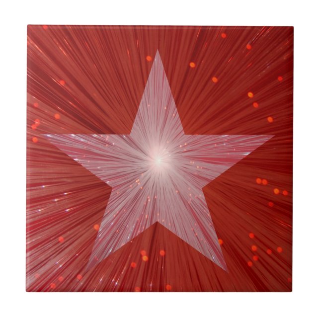De Cerâmica Azulejo Red Star (Frente)