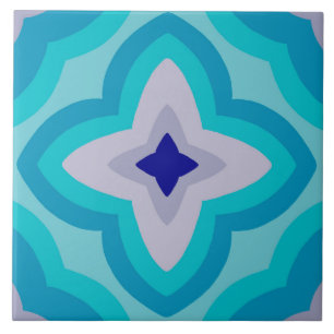 De Cerâmica azulejo retrô dos anos 60 e 70