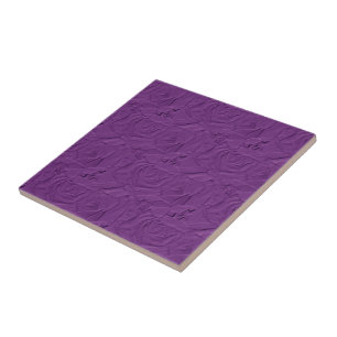 De Cerâmica Azulejo Rosa em relevo Lavanda roxa