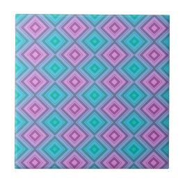 De Cerâmica Azulejo Rosa Listra Verde