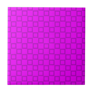 De Cerâmica Azulejo rosado e roxo clássico