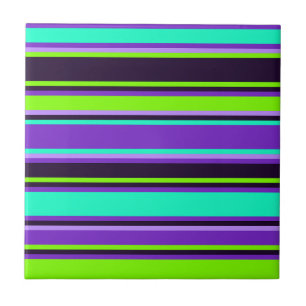 De Cerâmica Azulejo Roxo, Aqua e Chartreuse