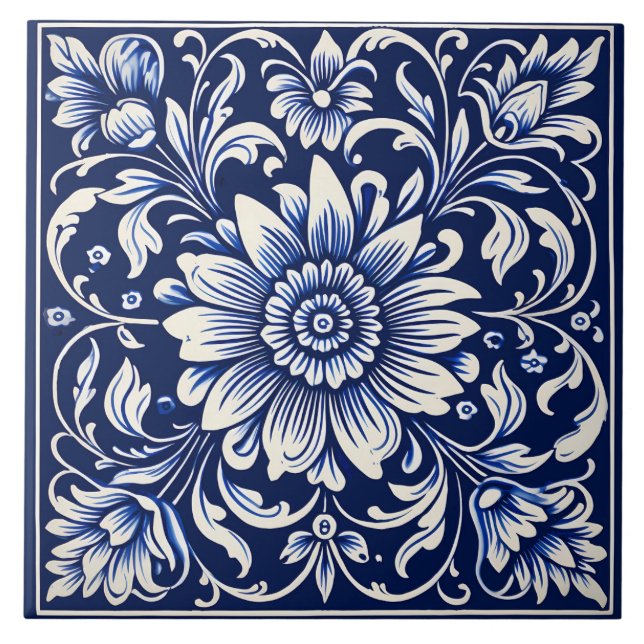 De Cerâmica Azulejo Russo do Estilo Mediterrânico Português (Frente)