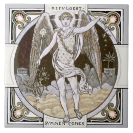 De Cerâmica Azulejo sazonal Repro do século XVIII Minton