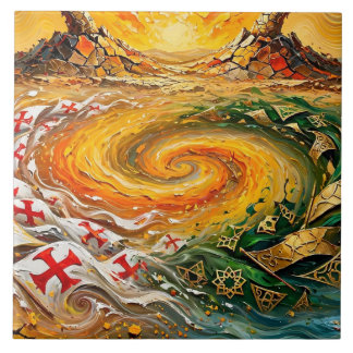 De Cerâmica Azulejo selvagem1