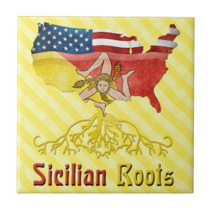 De Cerâmica Azulejo siciliano americano das raizes