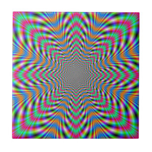 De Cerâmica Azulejo Star Psychedelic
