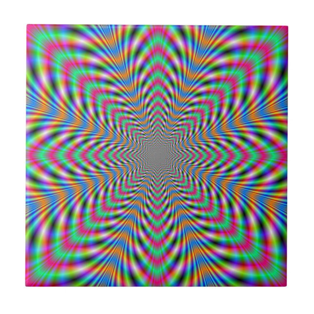 De Cerâmica Azulejo Star Psychedelic (Frente)