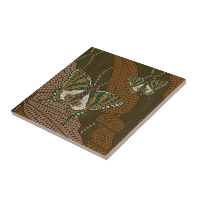 De Cerâmica Azulejo Swallowtail Original (Lateral)