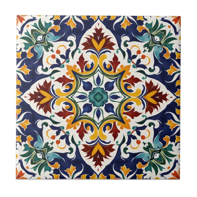De Cerâmica Azulejo Talavera - favores azuis do casamento medi (Frente)