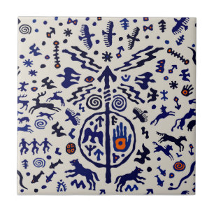 De Cerâmica Azulejo Talismã Ritual Xamânico