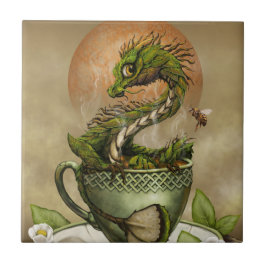 De Cerâmica Azulejo Tea Dragon