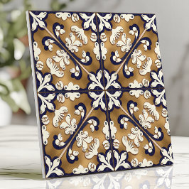 De Cerâmica Azulejo Telha Espanhola Portuguesa Azul Cobalto Do