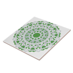De Cerâmica Azulejo - trevo 2 Kaleidoscopic