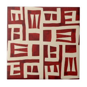 De Cerâmica Azulejo Tribal Bakuba Africano