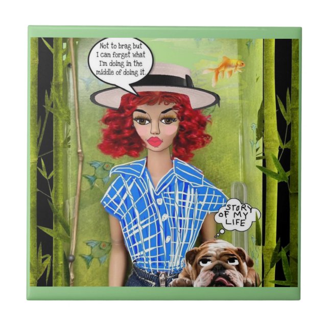 De Cerâmica AZULEJO - Trivet (Frente)