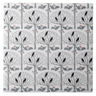 De Cerâmica Azulejo Trivet da arte do Natal do teste padrão do