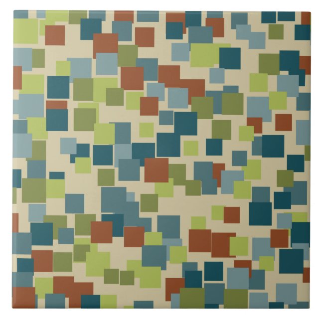 De Cerâmica Azulejo Trivet da Cozinha Retroativa (Frente)