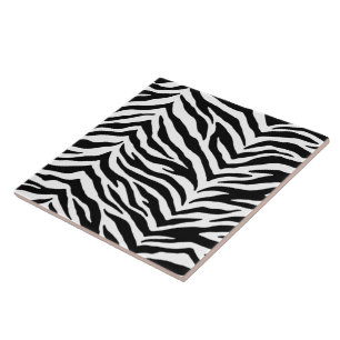 De Cerâmica Azulejo Trivet - Impressão Zebra