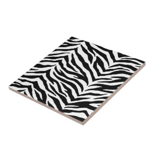 De Cerâmica Azulejo Trivet - Impressão Zebra