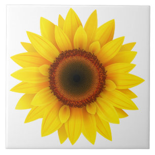 De Cerâmica Azulejo Trivet-Sunflower
