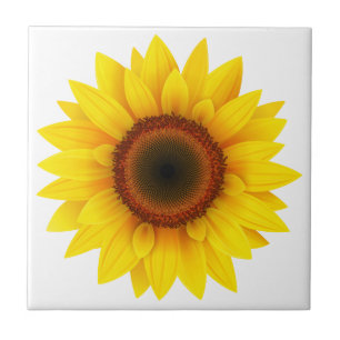De Cerâmica Azulejo Trivet-Sunflower