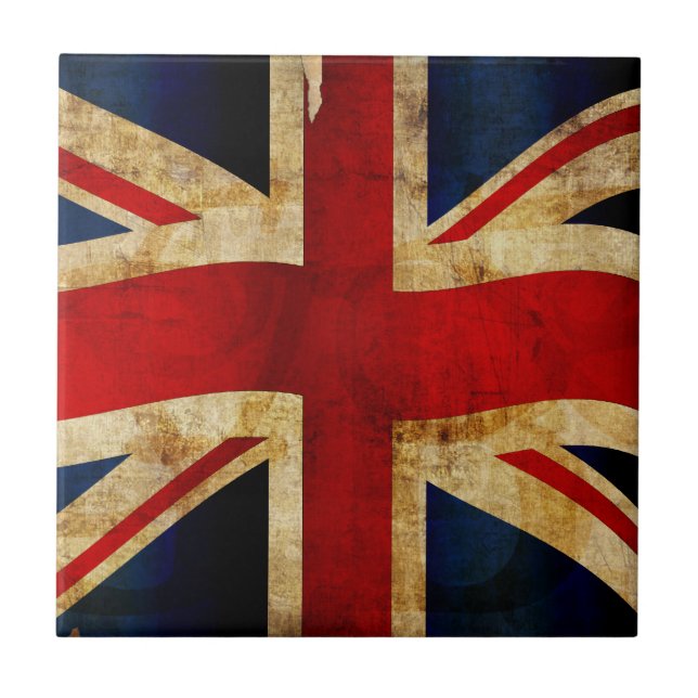 De Cerâmica Azulejo Union Jack (Frente)