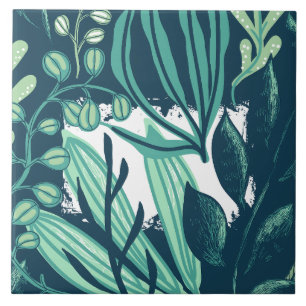 De Cerâmica Azulejo Verde Natural
