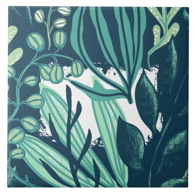 De Cerâmica Azulejo Verde Natural (Frente)