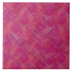 De Cerâmica Azulejo verde rosa e violeta 6x6