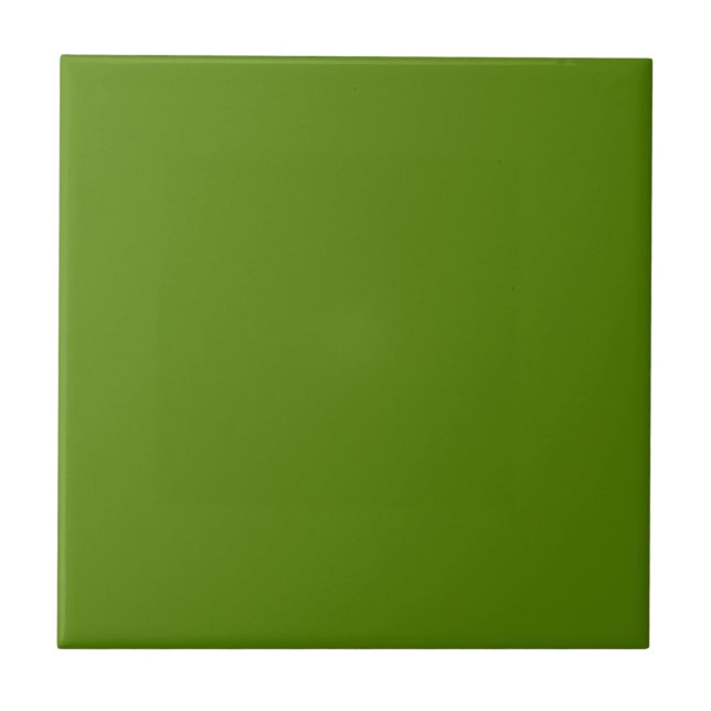 De Cerâmica Azulejo Verde Solid Avocado (Frente)
