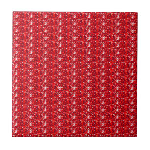 De Cerâmica Azulejo vermelho brilhante