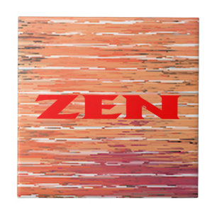 De Cerâmica Azulejo vermelho Zen