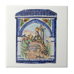 De Cerâmica azulejo Virgem Maria