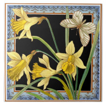 Azulejo Vitoriano Daffodil da Maw & Co Transferwar