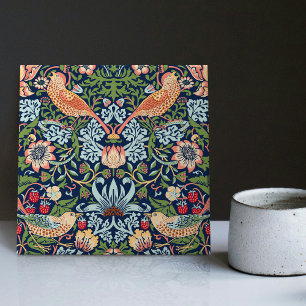 De Cerâmica Azulejo William Morris Strawberry Thief