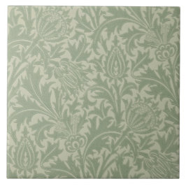 De Cerâmica Azulejo Wm Morris Arts & Artesanatos Green Thistis