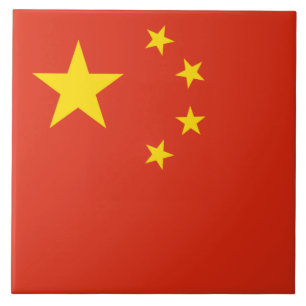 De Cerâmica Bandeira chinesa (China) Azulejo cerâmico