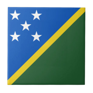 De Cerâmica Bandeira das Ilhas Salomão Azulejo Cerâmico