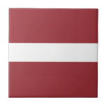 De Cerâmica Bandeira do Azulejo cerâmico da Letónia<br><div class="desc">Bandeira do Azulejo cerâmico da Letónia</div>