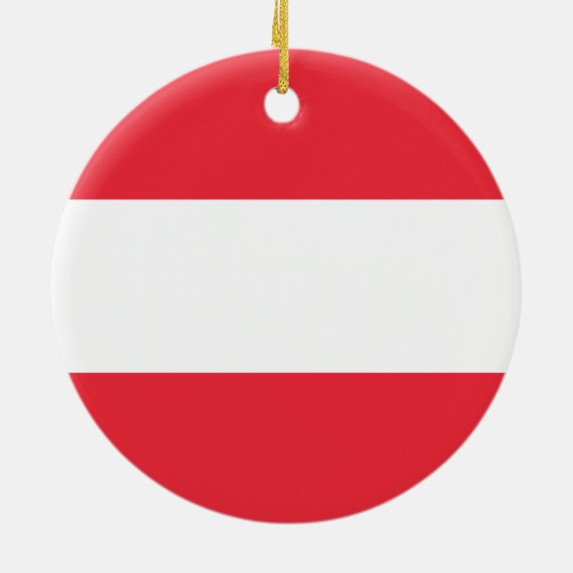 De Cerâmica Bandeira do Ornamento da Áustria (Traseira)
