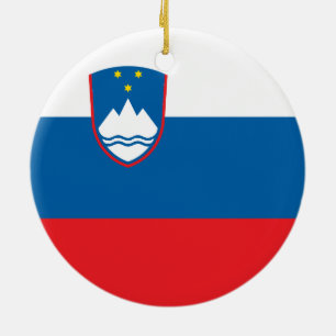De Cerâmica Bandeira do Ornamento da Eslovênia
