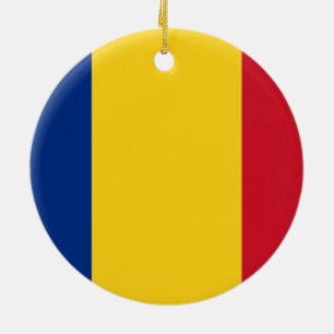 De Cerâmica Bandeira do Ornamento da Romênia