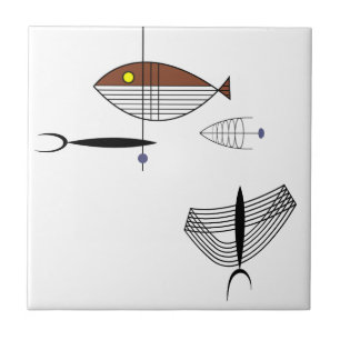 De Cerâmica BEM do azulejo Trivet 4,25" do MAR