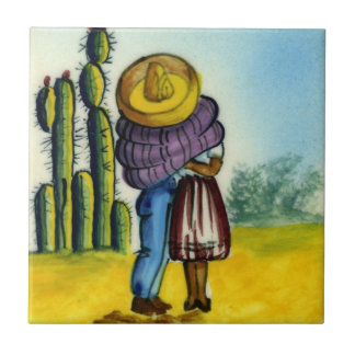 De Cerâmica Beso - o azulejo mexicano do estilo do vintage do