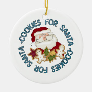 De Cerâmica Biscoitos para o ornamento do papai noel